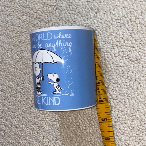 Charlie Brown And Snoopy Be Kind Ceramic Coffee Tea Mug NWT IOB - Picture 7 of 9